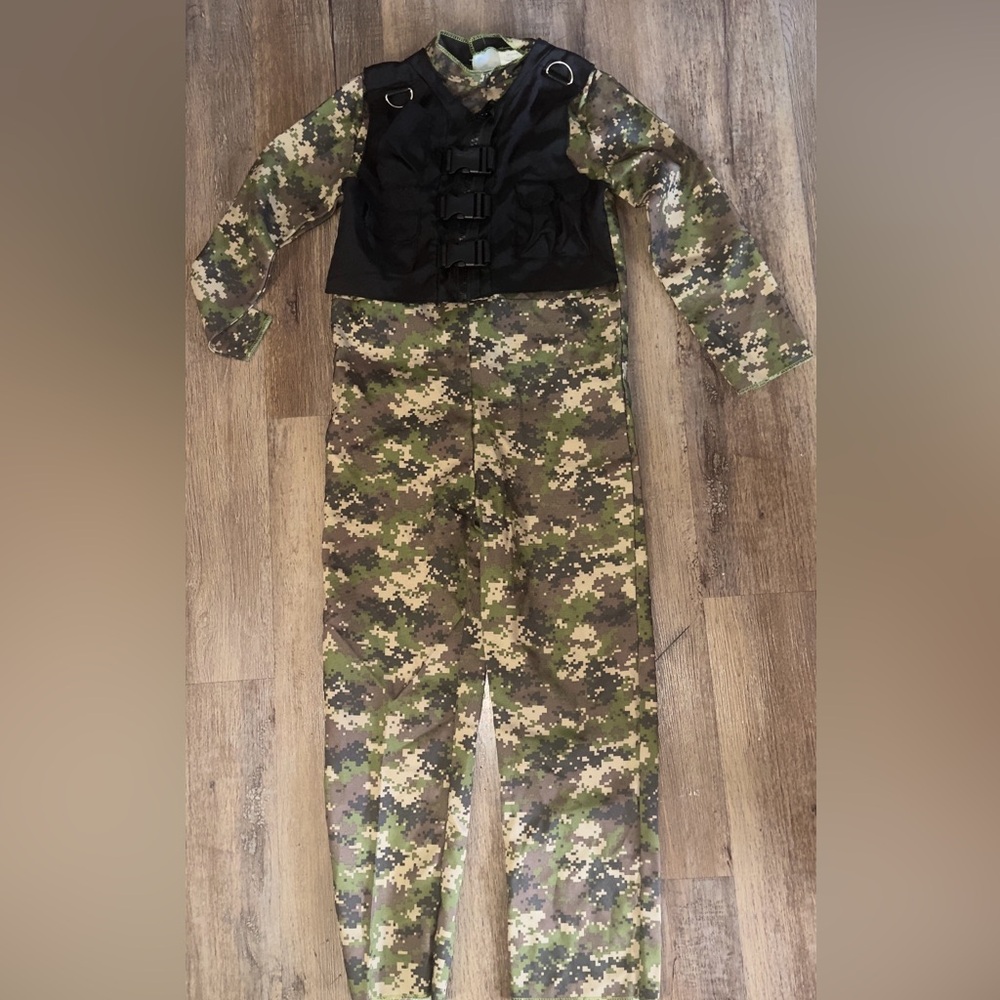 Target Camouflage Soldier Costume for Kids